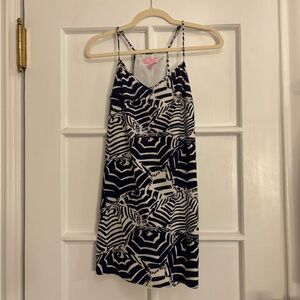 Lilly Pulitzer “Oh Cabana Boy” Silk Mini Dress